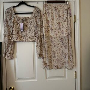 Floral Two-Piece Set